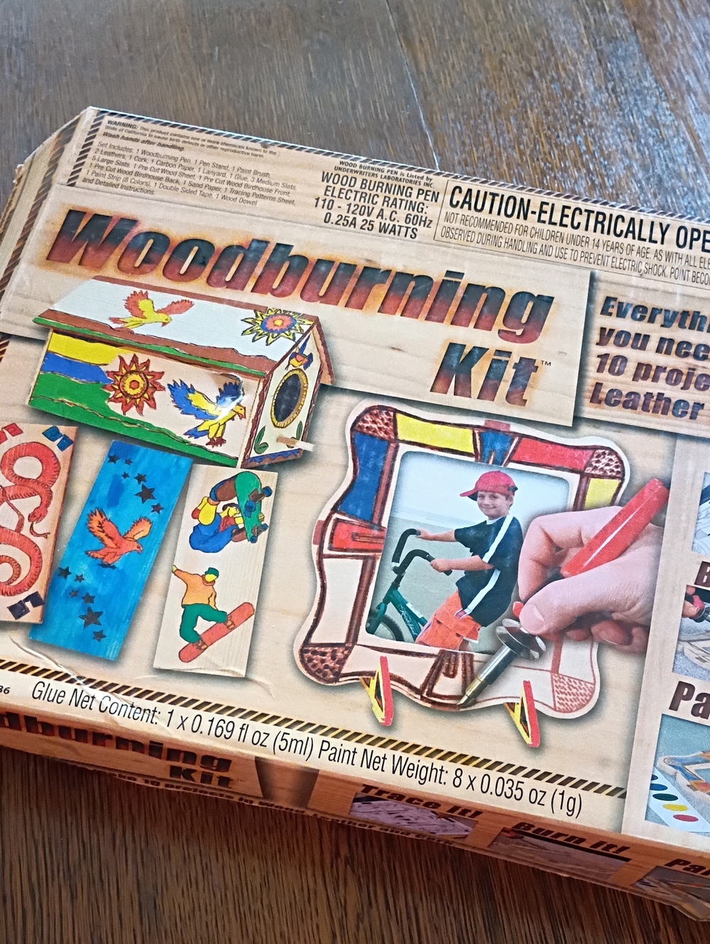 Woodburning crafts kit